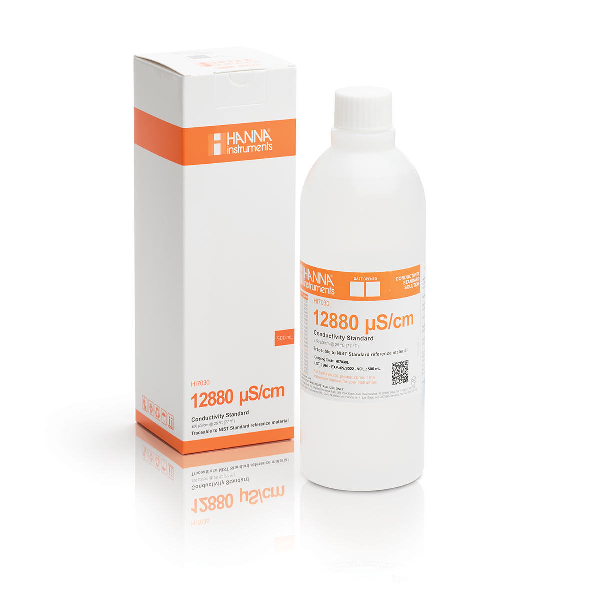 HANNA HI7030L电导率EC标准缓冲液【12880 uS/cm】