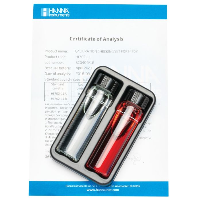HANNA HI702-11铜NIST测量曲线标定组【HR】