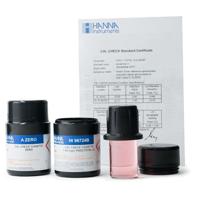 HANNA HI96724-11氯NIST测量曲线标定组